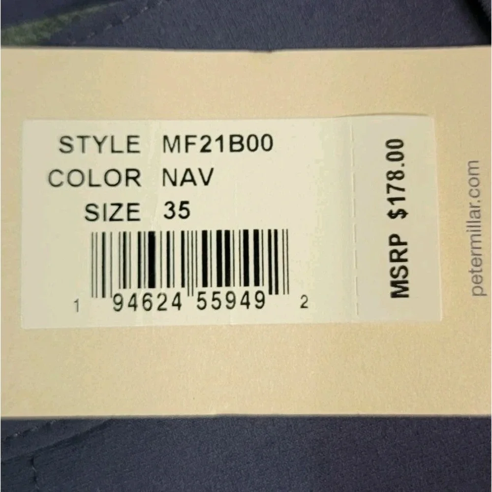 NWT Peter Millar Crown Pants Mens 35x32 Navy Blue Apres Ski Stretch Hybrid New
